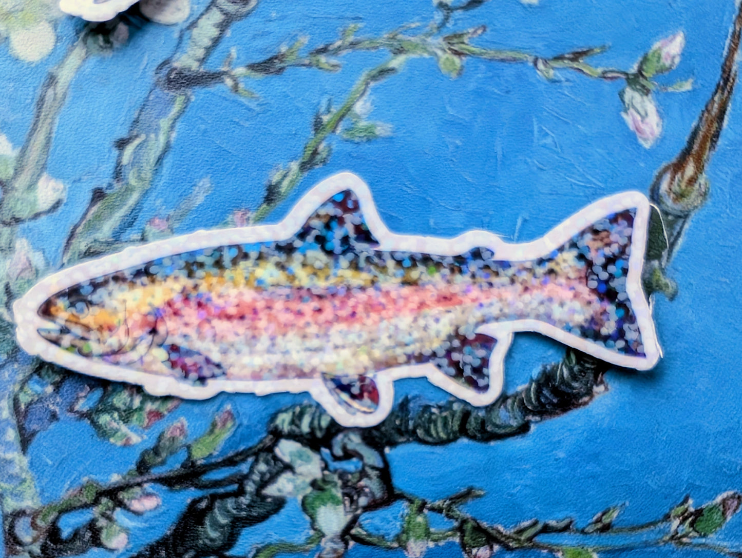 Holographic Trout Sticker